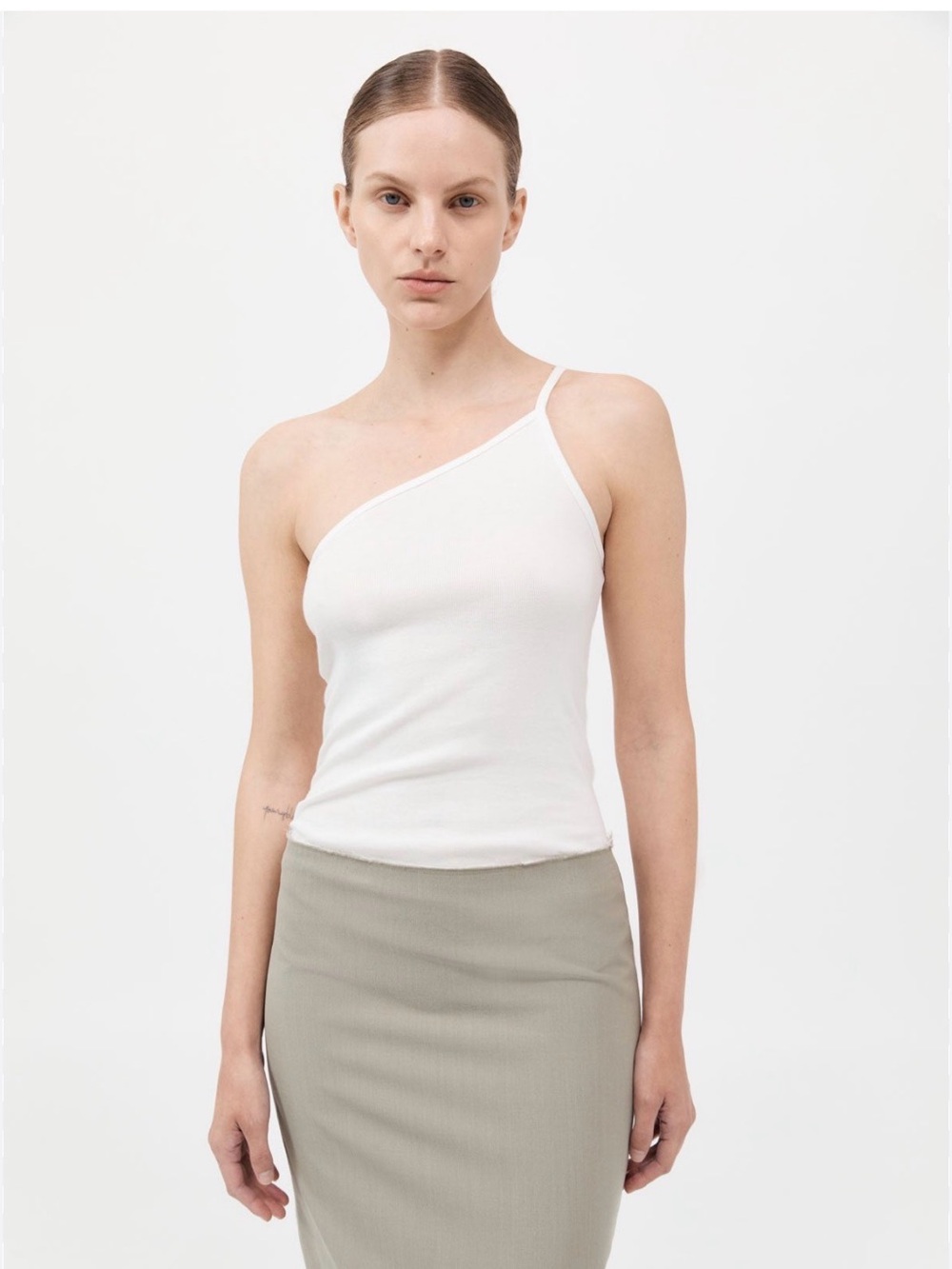 St. Agni minimalist tank in NUDE